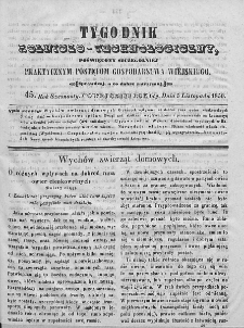 Tygodnik Rolniczo-Technologiczny. T.16. 1850. Nr 45