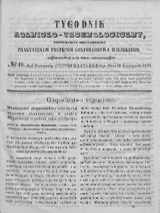 Tygodnik Rolniczo-Technologiczny. T.16. 1850. Nr 48