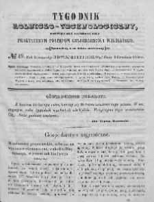 Tygodnik Rolniczo-Technologiczny. T.16. 1850. Nr 49