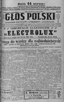 Głos Polski : dziennik polityczny, społeczny i literacki 11 marzec 1928 nr 71