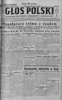 Głos Polski : dziennik polityczny, społeczny i literacki 16 marzec 1928 nr 76