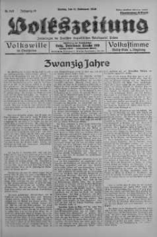 Volkszeitung 11 listopad 1938 nr 310