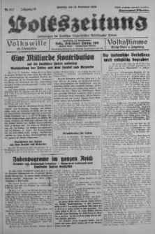 Volkszeitung 13 listopad 1938 nr 312