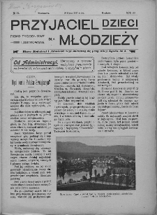 Przyjaciel Dzieci : [pismo tygodniowe nauce i rozrywce młodzieży poświęcone]. T. 53. 1913, nr 29