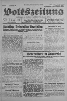 Volkszeitung 26 listopad 1938 nr 325
