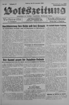 Volkszeitung 29 listopad 1938 nr 328