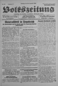 Volkszeitung 30 listopad 1938 nr 329