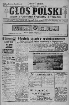 Głos Polski : dziennik polityczny, społeczny i literacki 6 kwiecień 1928 nr 97