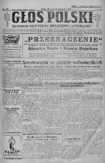 Głos Polski : dziennik polityczny, społeczny i literacki 10 kwiecień 1928 nr 99