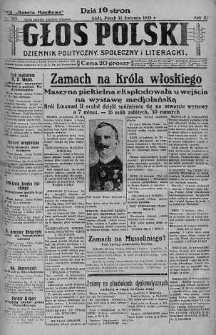 Głos Polski : dziennik polityczny, społeczny i literacki 13 kwiecień 1928 nr 102