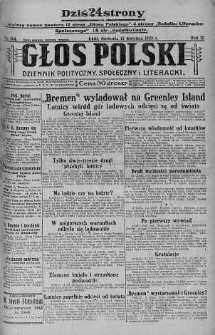 Głos Polski : dziennik polityczny, społeczny i literacki 15 kwiecień 1928 nr 104