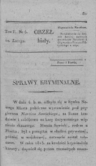 Orzeł Biały. 1820. T.2. Nr 5