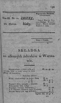 Orzeł Biały. 1820. T.3. Nr 10