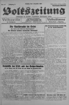 Volkszeitung 4 grudzień 1938 nr 333