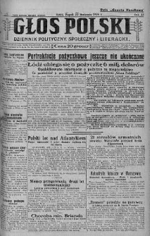 Głos Polski : dziennik polityczny, społeczny i literacki 27 kwiecień 1928 nr 116