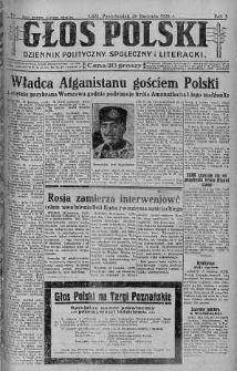Głos Polski : dziennik polityczny, społeczny i literacki 30 kwiecień 1928 nr 119