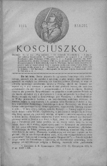 Kościuszko. T 1. 1893. Marzec