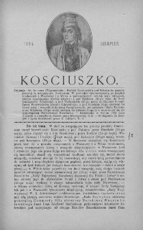 Kościuszko. T 2. 1894. Sierpień