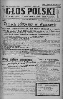 Głos Polski : dziennik polityczny, społeczny i literacki 5 maj 1928 nr 124