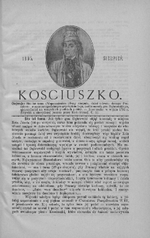 Kościuszko. T 3. 1895. Sierpień