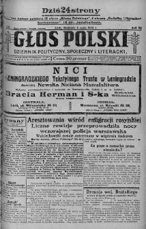 Głos Polski : dziennik polityczny, społeczny i literacki 6 maj 1928 nr 125