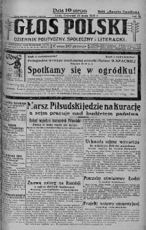 Głos Polski : dziennik polityczny, społeczny i literacki 10 maj 1928 nr 129