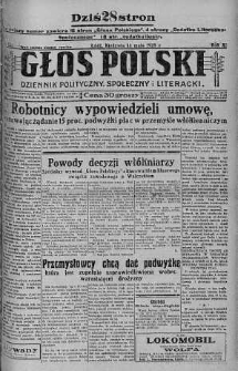Głos Polski : dziennik polityczny, społeczny i literacki 13 maj 1928 nr 132