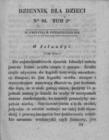 Dziennik dla Dzieci. 1830. T. 2. Nr 94