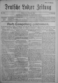 Deutsche Lodzer Zeitung 1 grudzień 1916 nr 333