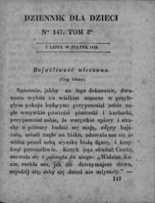 Dziennik dla Dzieci. 1830. T. 3. Nr 147
