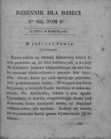 Dziennik dla Dzieci. 1830. T. 3. Nr 166