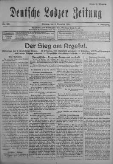Deutsche Lodzer Zeitung 3 grudzień 1916 nr 335
