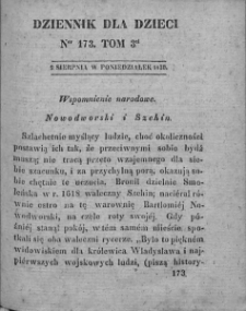 Dziennik dla Dzieci. 1830. T. 3. Nr 173