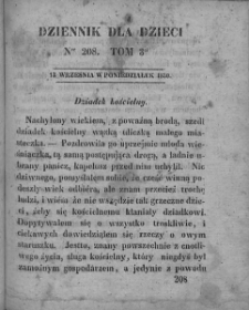 Dziennik dla Dzieci. 1830. T. 3. Nr 208