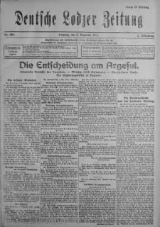 Deutsche Lodzer Zeitung 5 grudzień 1916 nr 337