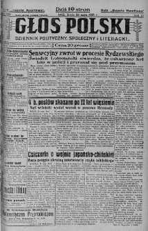 Głos Polski : dziennik polityczny, społeczny i literacki 23 maj 1928 nr 142