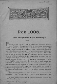 Ognisko. 1906, nr 1