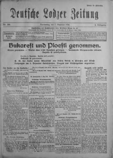 Deutsche Lodzer Zeitung 7 grudzień 1916 nr 339