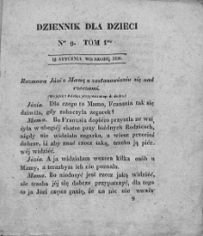 Dziennik dla Dzieci. 1830. T. 1. Nr 9