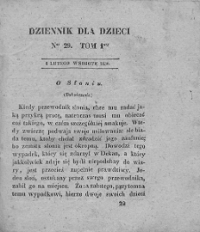 Dziennik dla Dzieci. 1830. T. 1. Nr 29