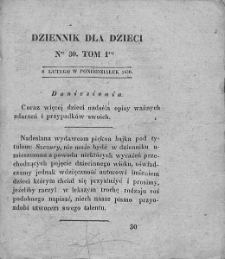 Dziennik dla Dzieci. 1830. T. 1. Nr 30