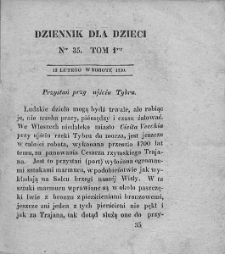 Dziennik dla Dzieci. 1830. T. 1. Nr 35