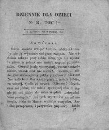 Dziennik dla Dzieci. 1830. T. 1. Nr 37