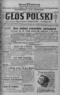 Głos Polski : dziennik polityczny, społeczny i literacki 27 maj 1928 nr 146