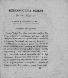Dziennik dla Dzieci. 1830. T. 1. Nr 48