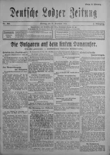 Deutsche Lodzer Zeitung 11 grudzień 1916 nr 343