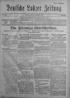 Deutsche Lodzer Zeitung 12 grudzień 1916 nr 344