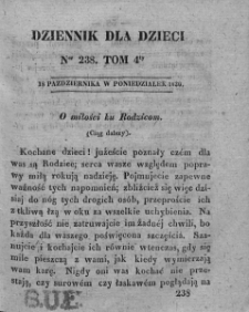 Dziennik dla Dzieci. 1830. T. 4. Nr 238