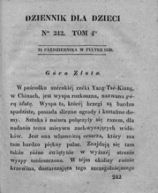 Dziennik dla Dzieci. 1830. T. 4. Nr 242