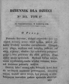 Dziennik dla Dzieci. 1830. T. 4. Nr 243